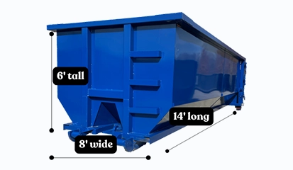 20 cubic yard dumpster